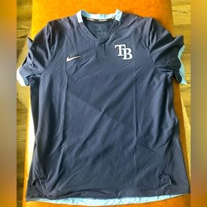 Player issue Tampa Bay Rays training hot jacket. Size M. BNWT